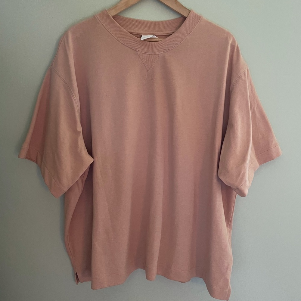 HM oversized Basic T in Blush